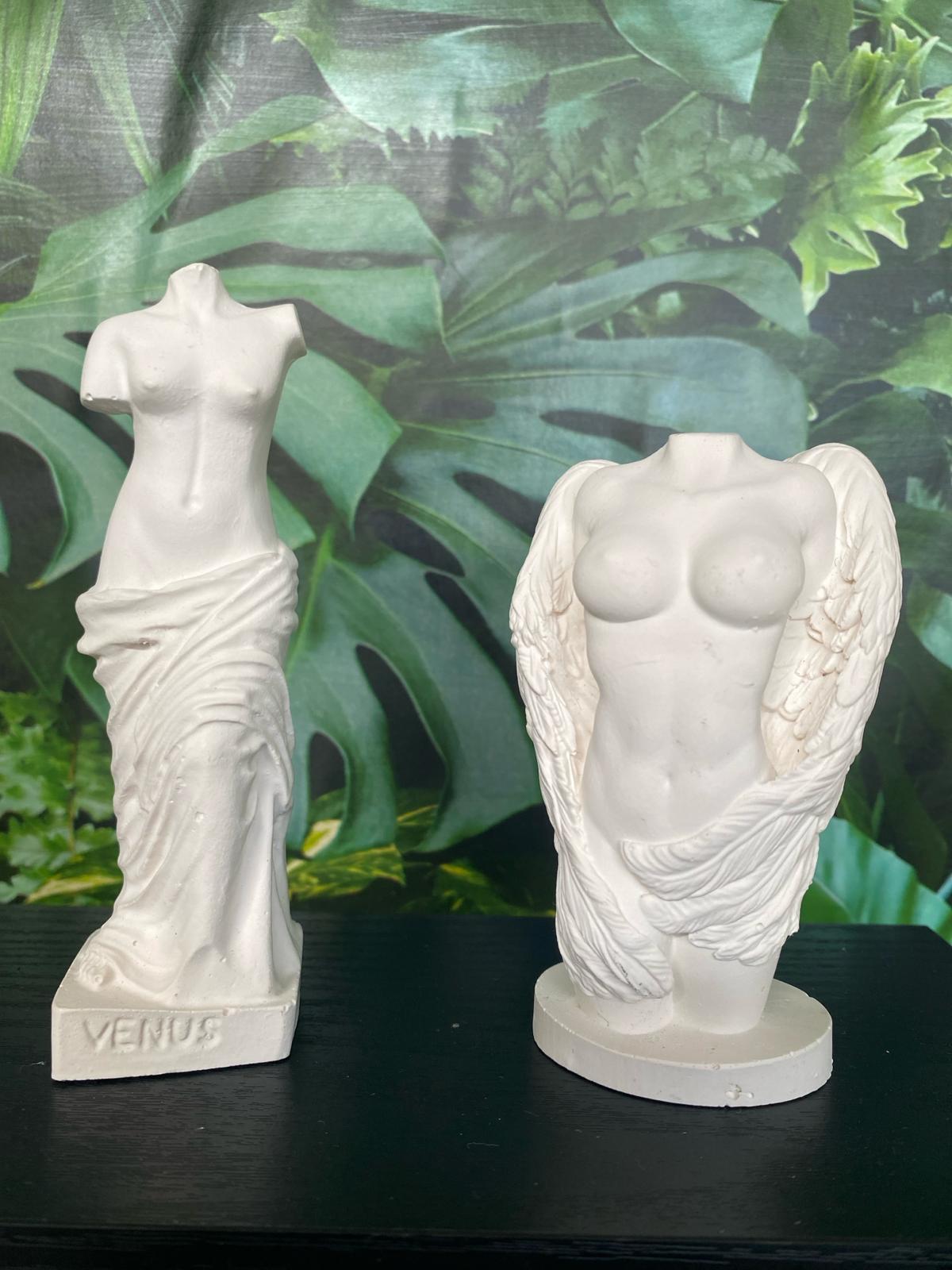 Goddess sculptures,  woman ornament, Venus Nike Angel statue