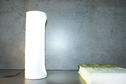 Oval concrete led lamp