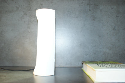 Oval concrete led lamp