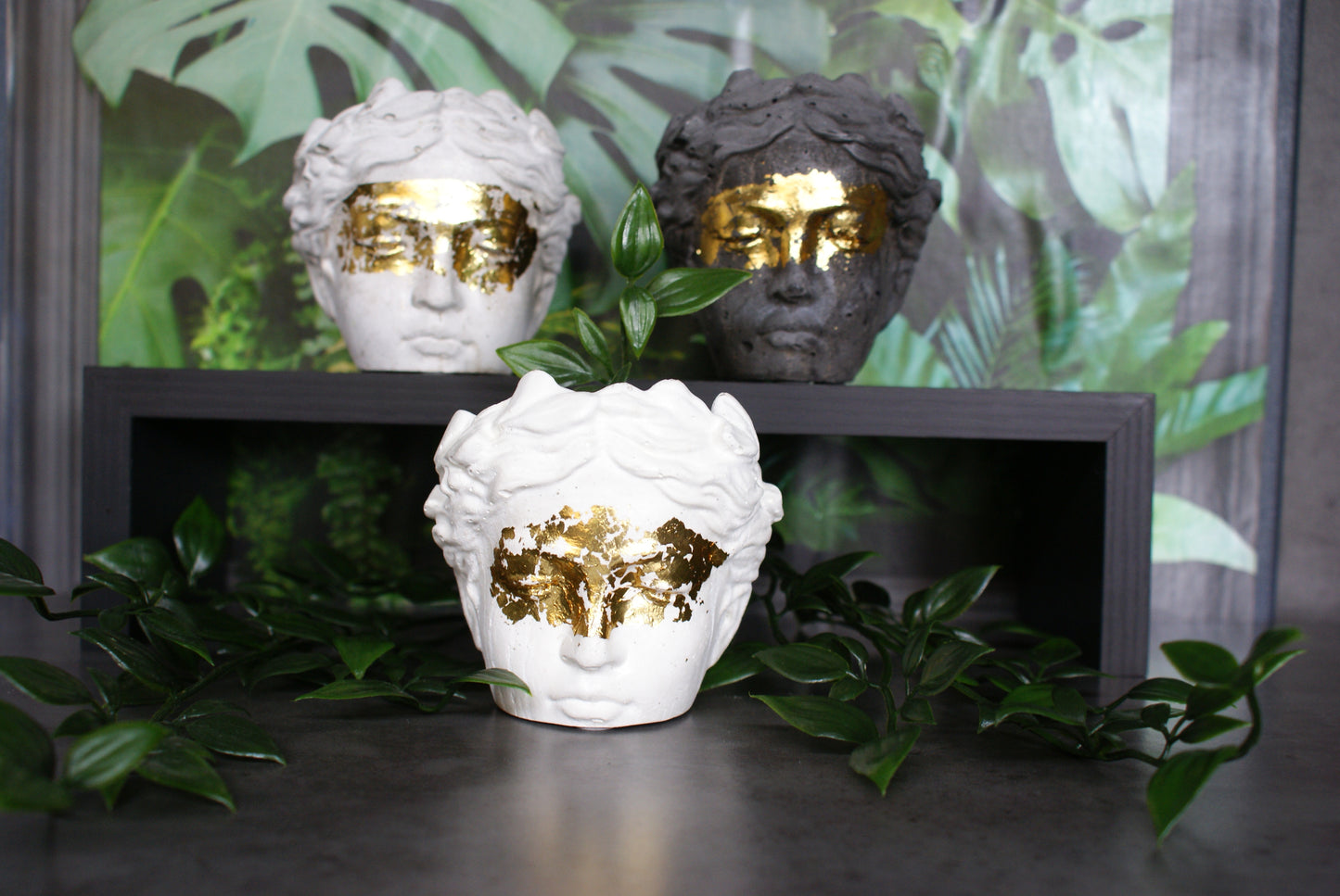 Angel face flower pot, goddess planter