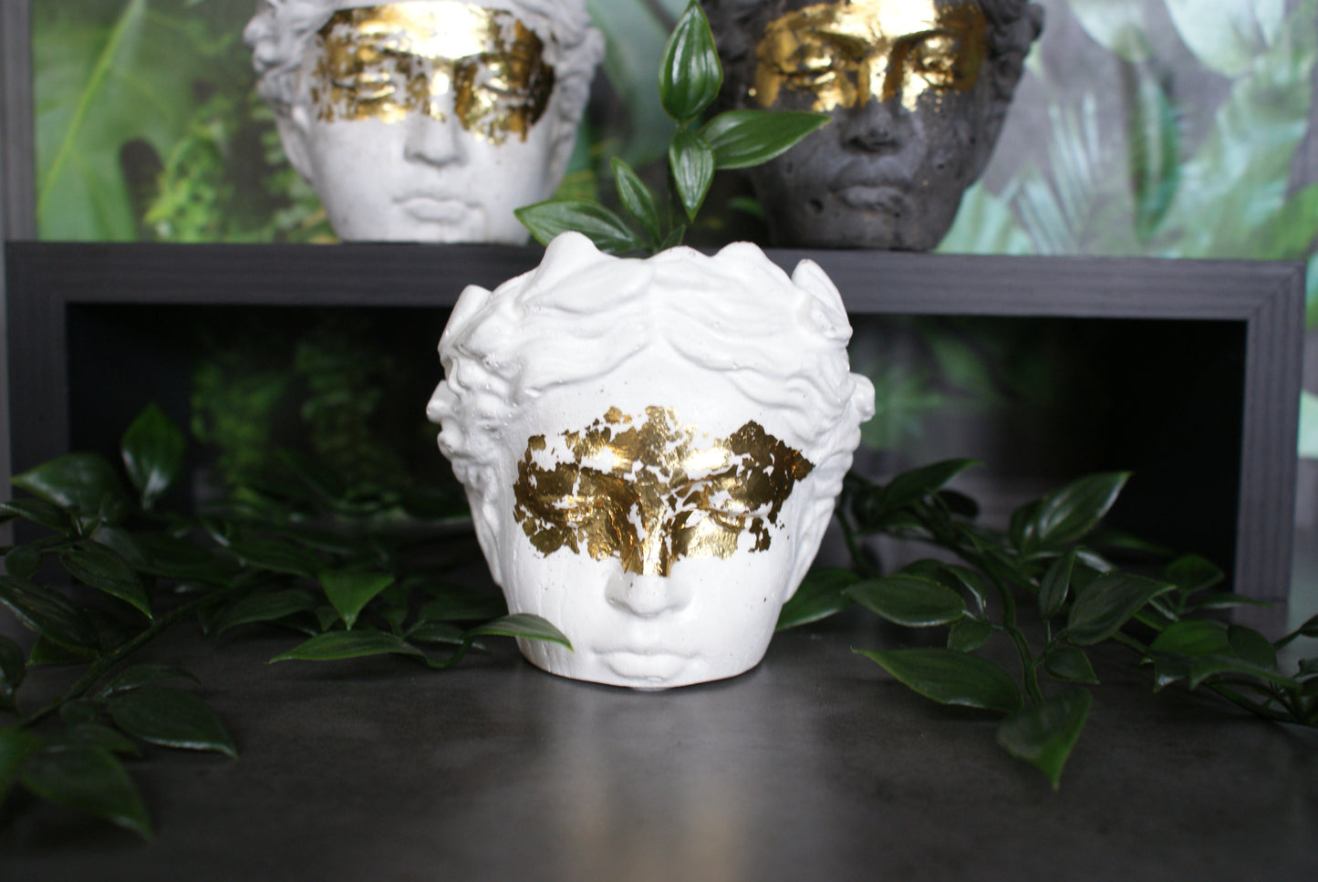 Angel face flower pot, goddess planter