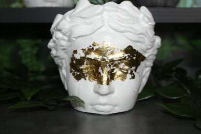 Angel face flower pot, goddess planter