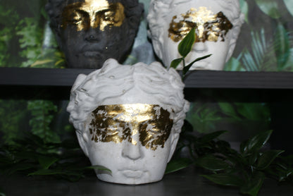 Angel face flower pot, goddess planter