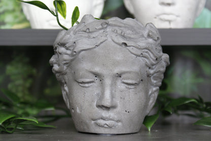 Angel face flower pot, goddess planter