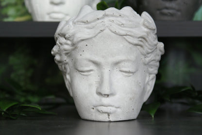 Angel face flower pot, goddess planter