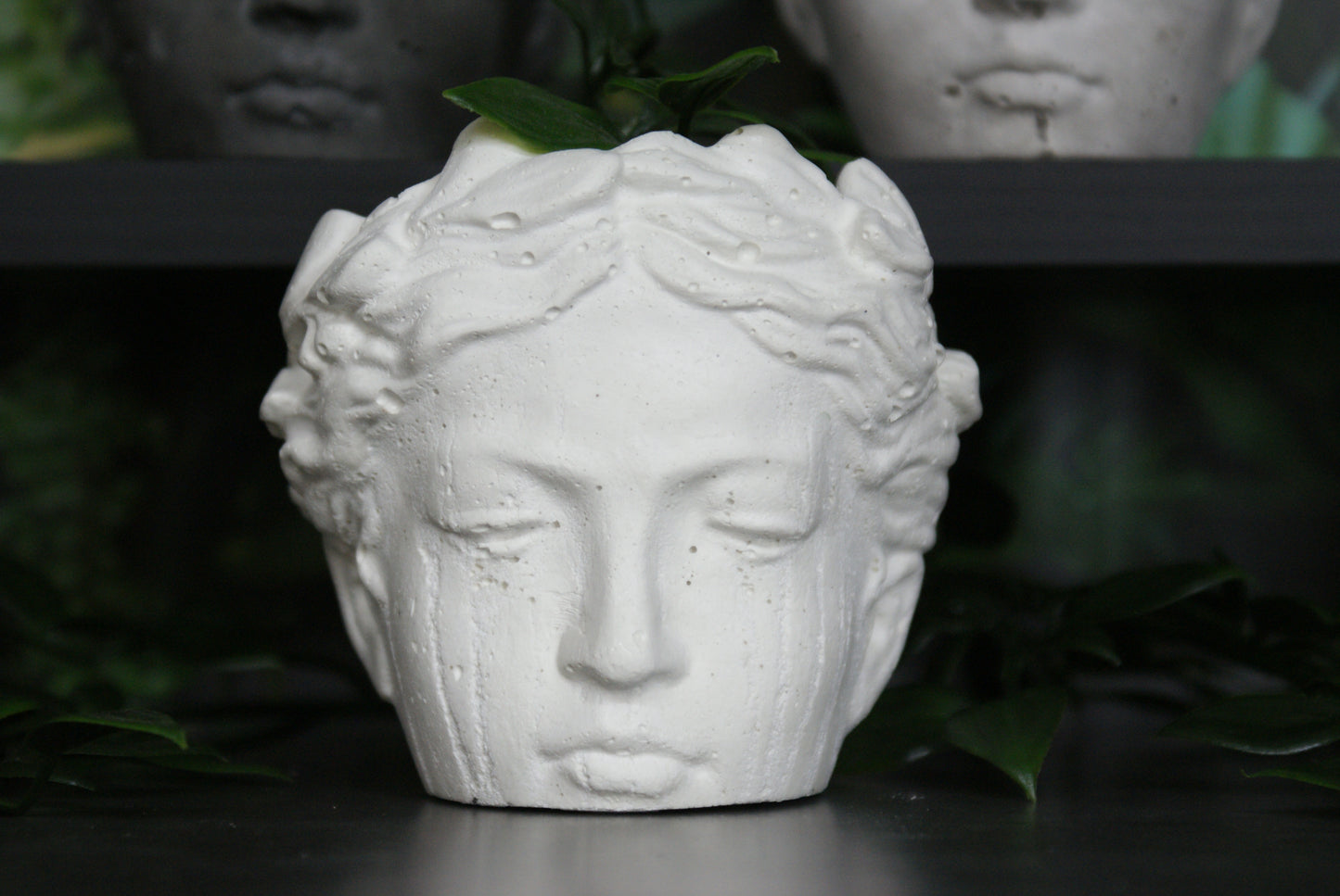 Angel face flower pot, goddess planter