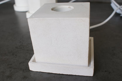 Concrete industrial designer lamp