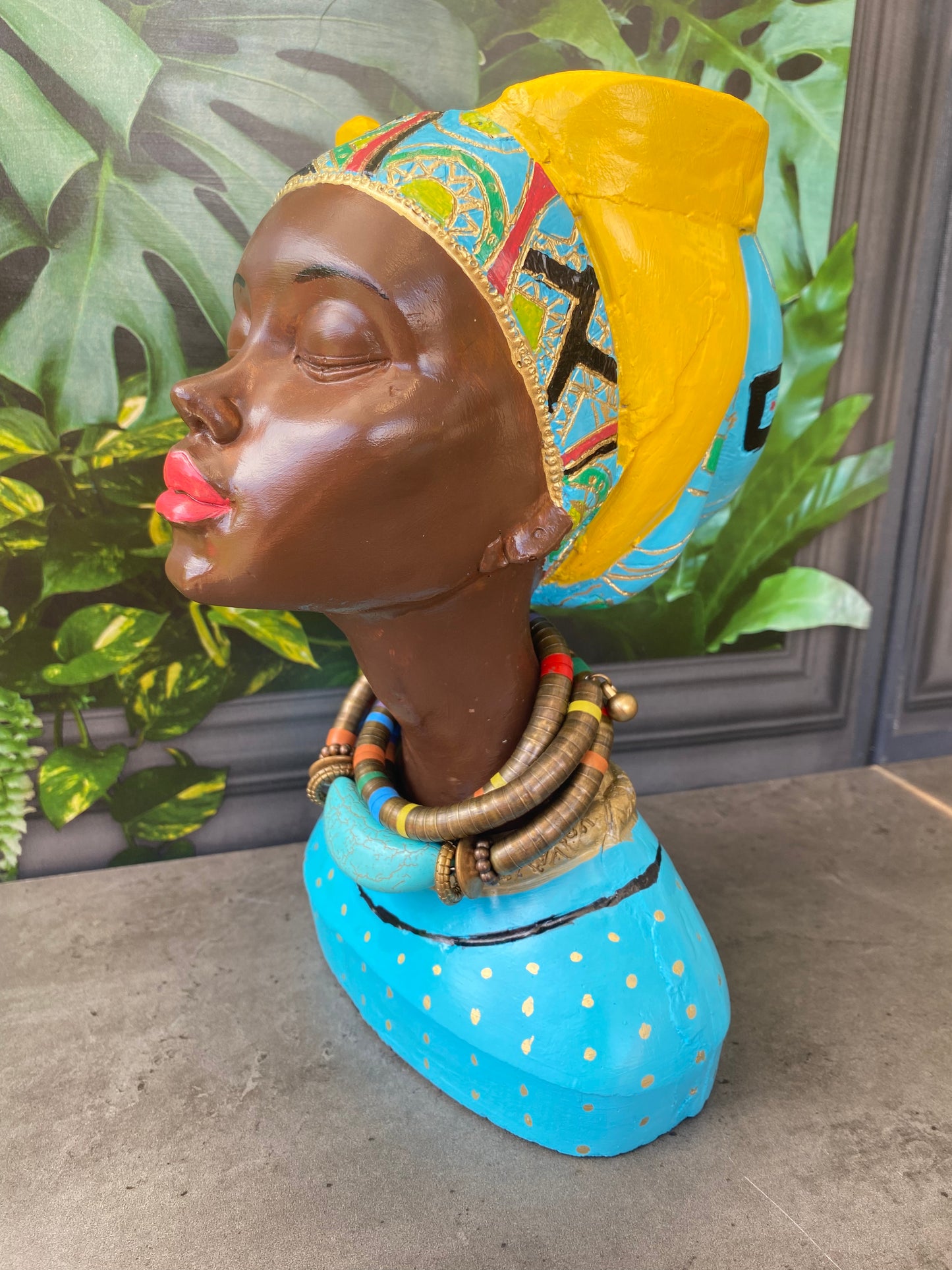 Caribbean queen pot, African queen planter