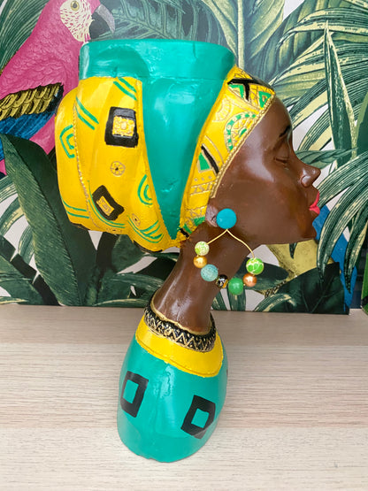 Caribbean queen pot, African queen planter