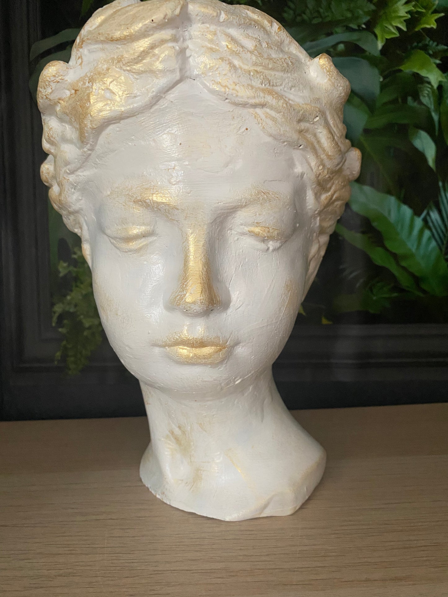 Goddess planter pot, Woman head planter pot