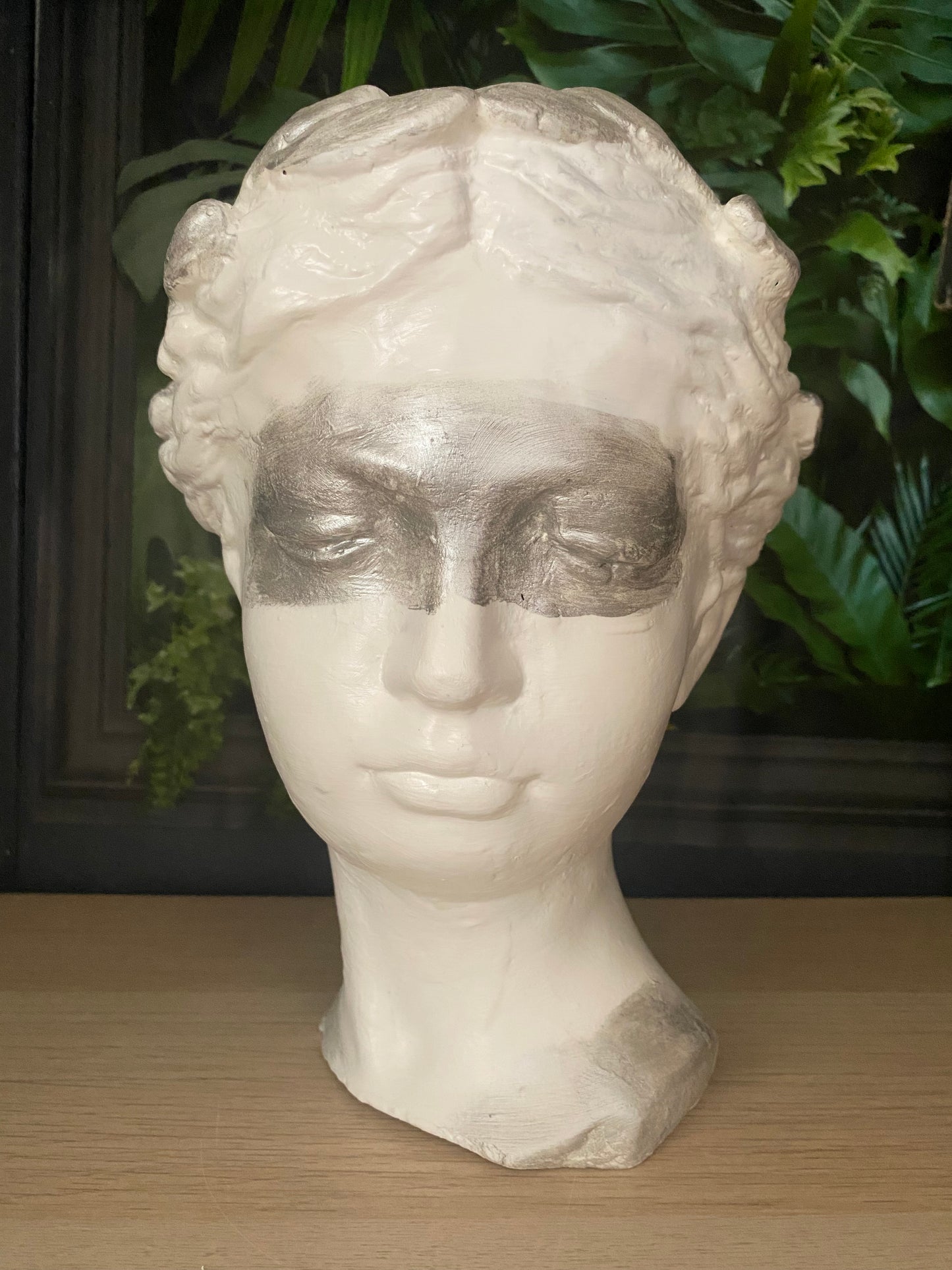 Goddess planter pot, Woman head planter pot