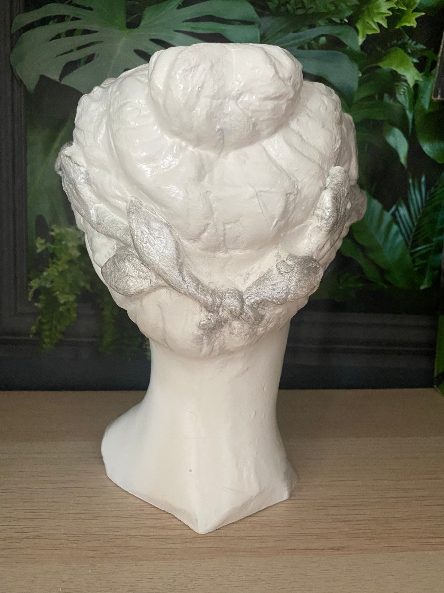 Goddess planter pot, Woman head planter pot