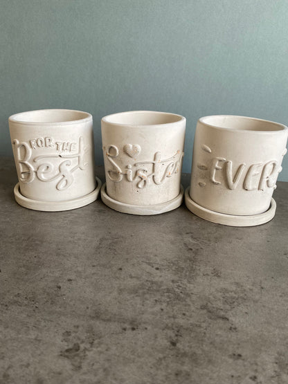 Funny planters For the best Sister Ever