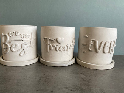 Funny planters For the best - Sister - Mum - Friend - Ever