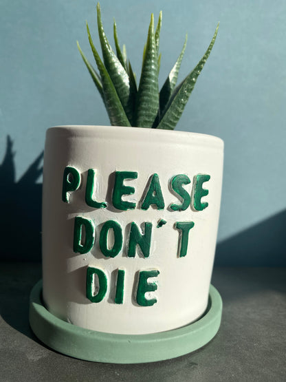 Funny message planter