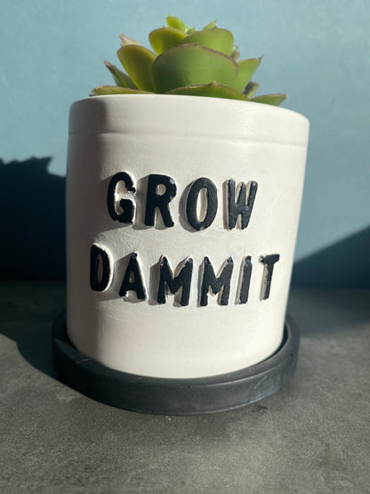 Funny message planter