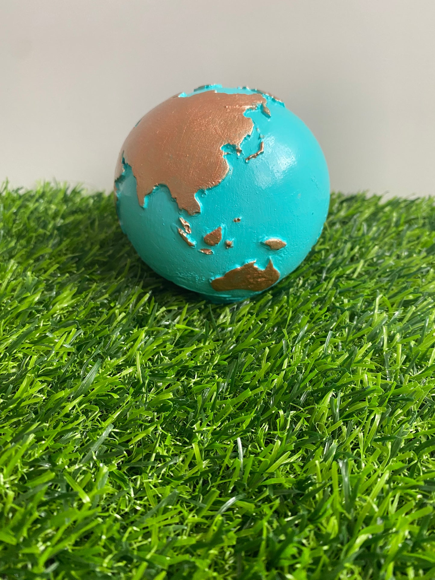 Globe decor, planet earth paperweight