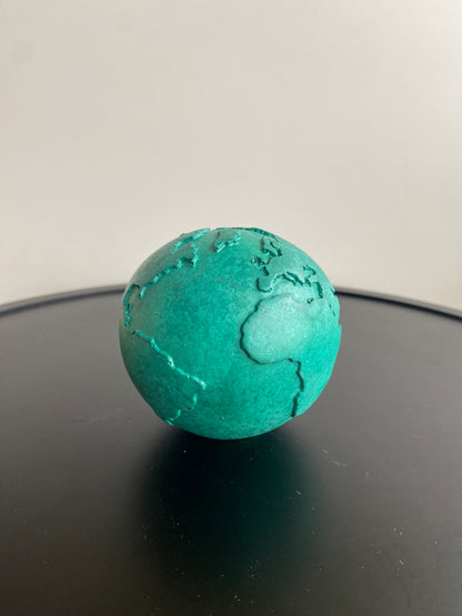 Globe decor, planet earth paperweight