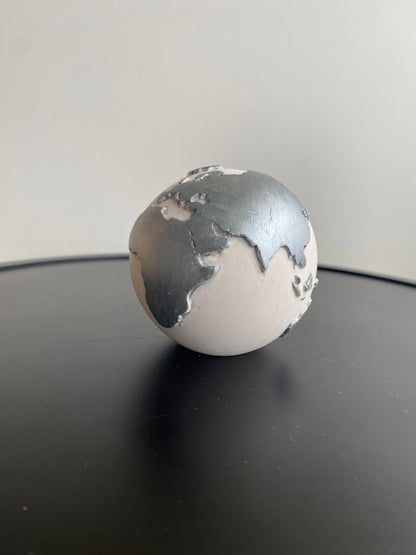 Globe decor, planet earth paperweight