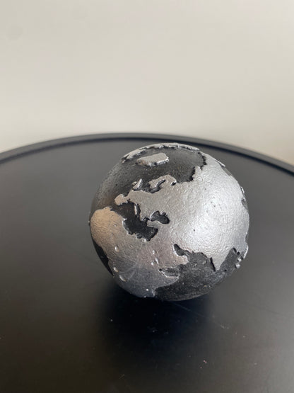 Globe decor, planet earth paperweight