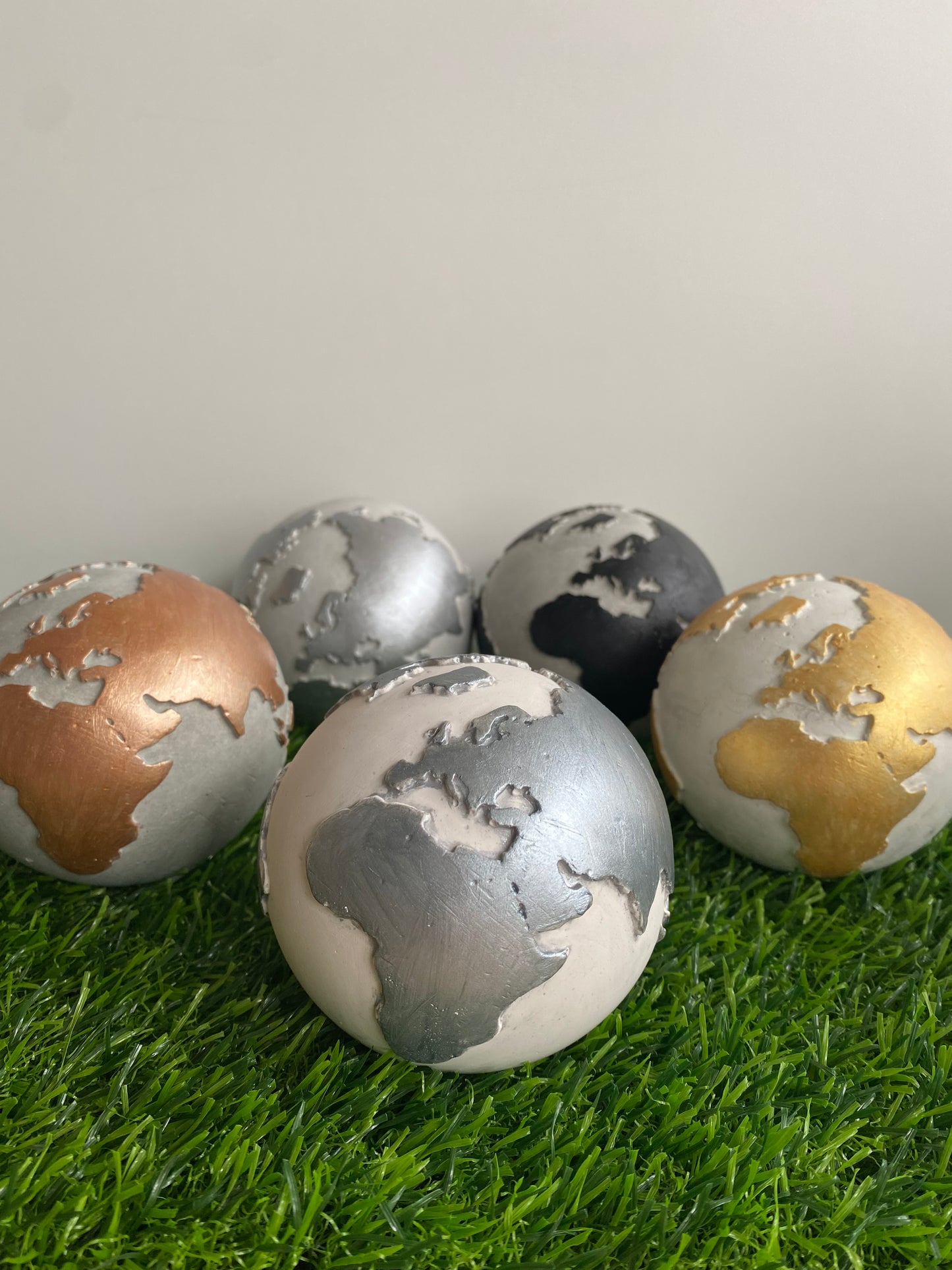 Globe decor, planet earth paperweight