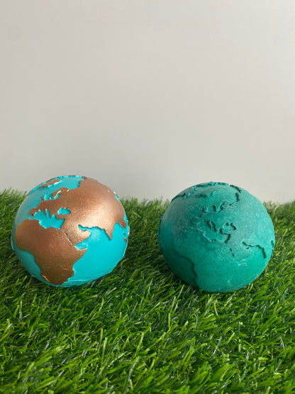 Globe decor, planet earth paperweight