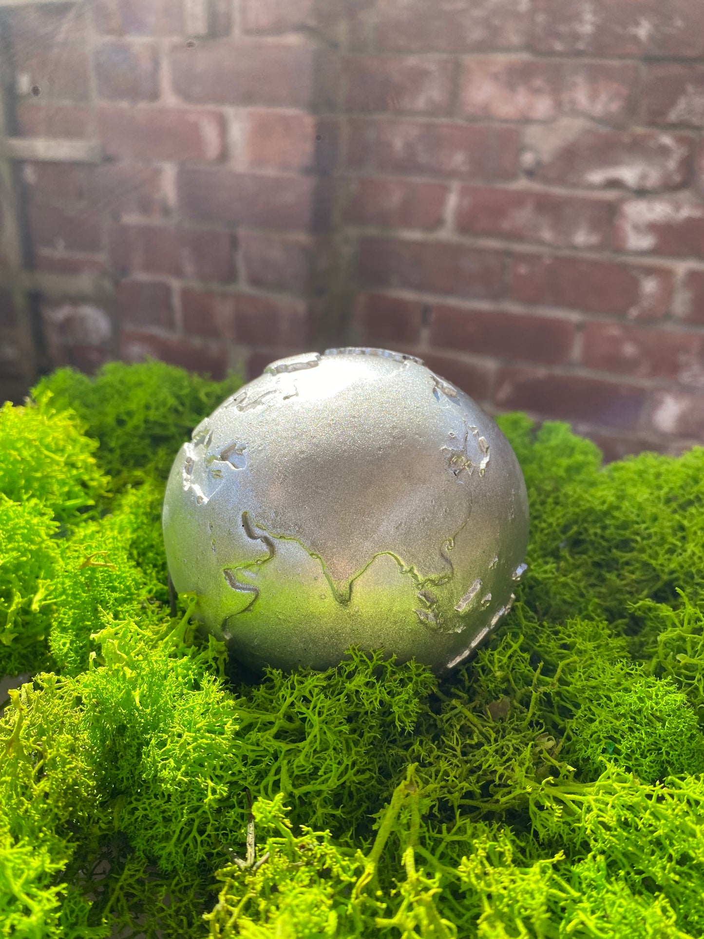 Globe decor, planet earth paperweight