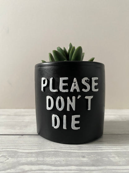 Funny message planter