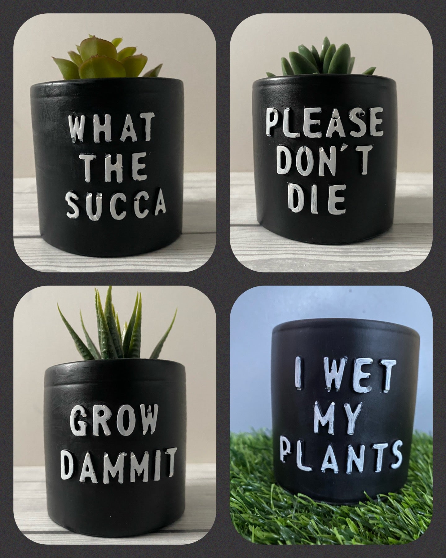 Funny message planter