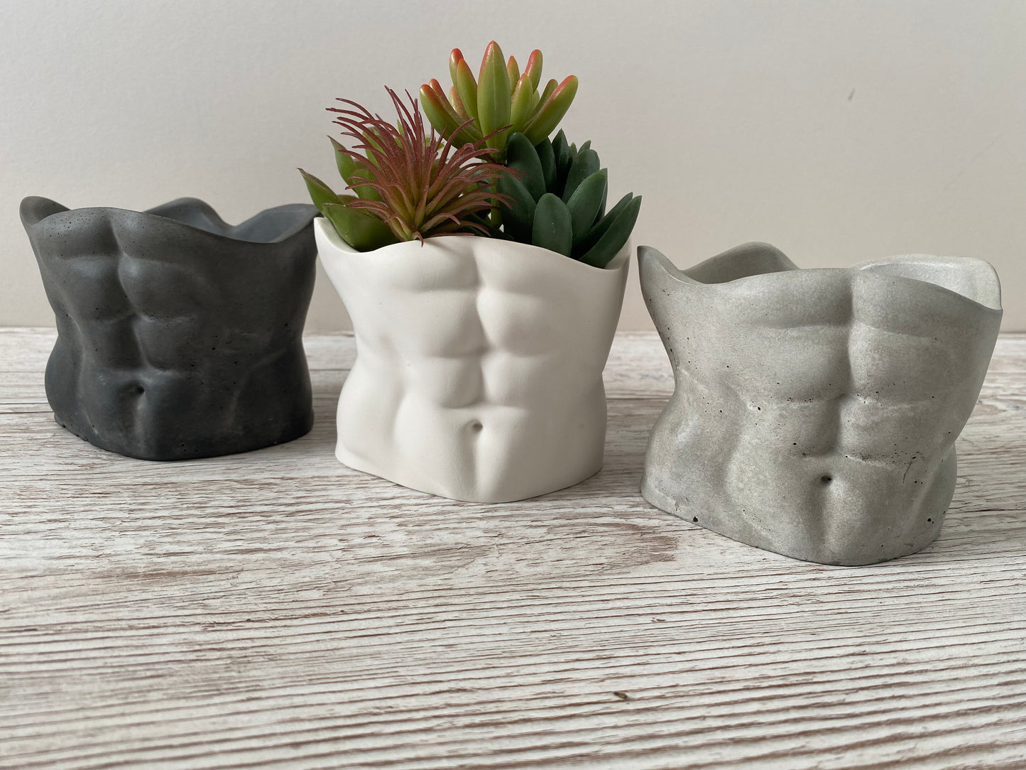 David’s body planter, male butt pot, man torso planters