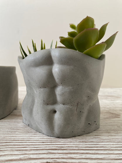 David’s body planter, male butt pot, man torso planters