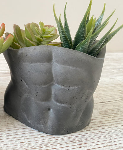 David’s body planter, male butt pot, man torso planters