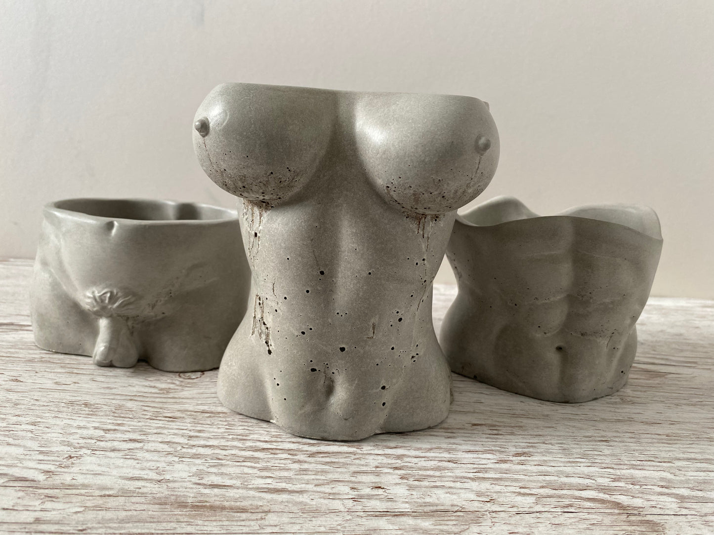 Woman sexy body planter, boobies planter pot