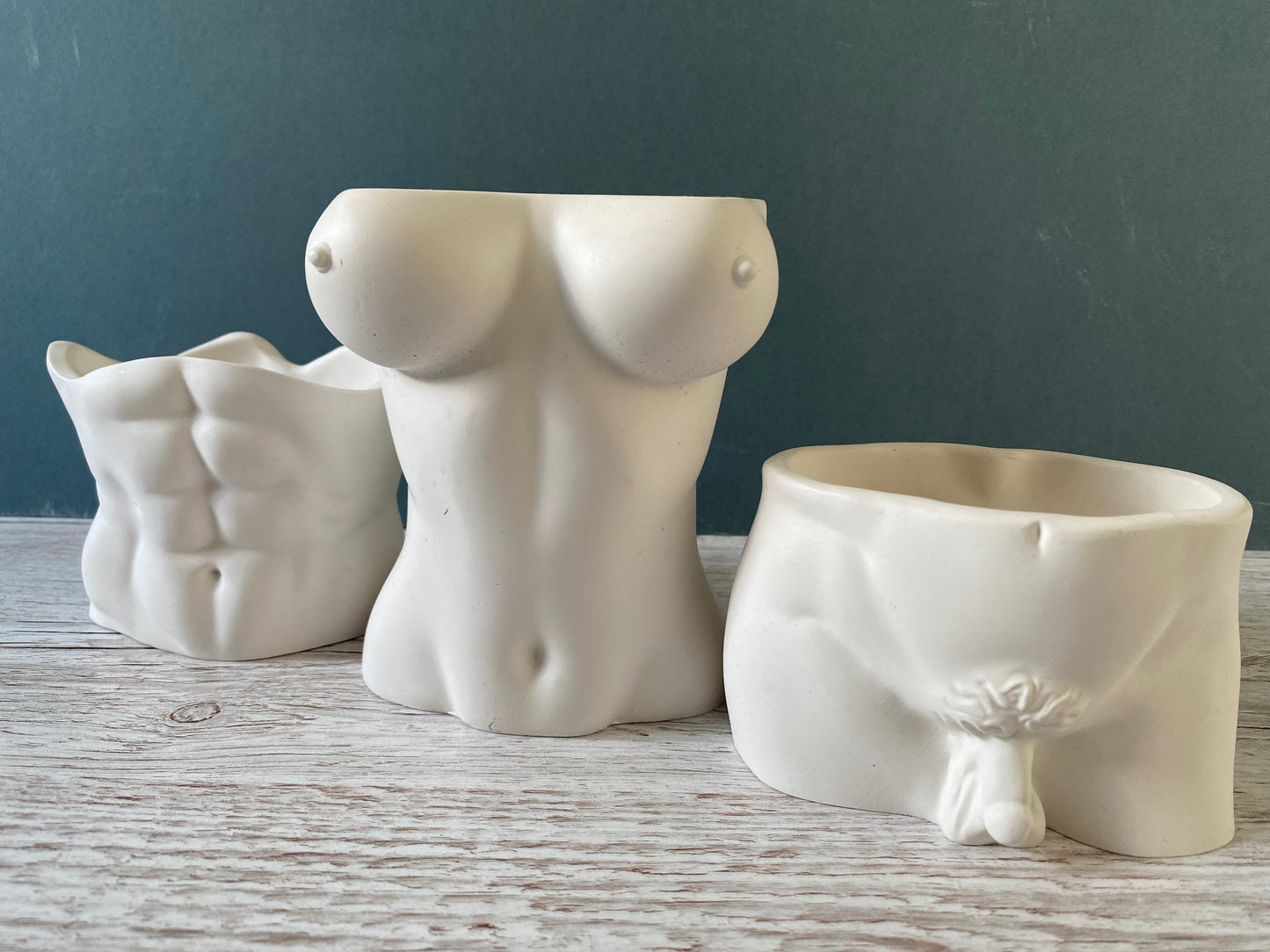 Woman sexy body planter, boobies planter pot