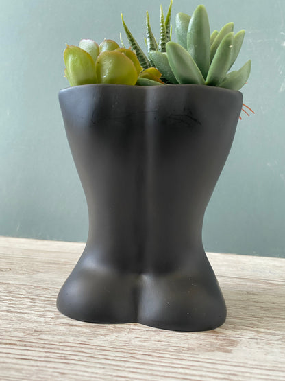 Woman sexy body planter, boobies planter pot