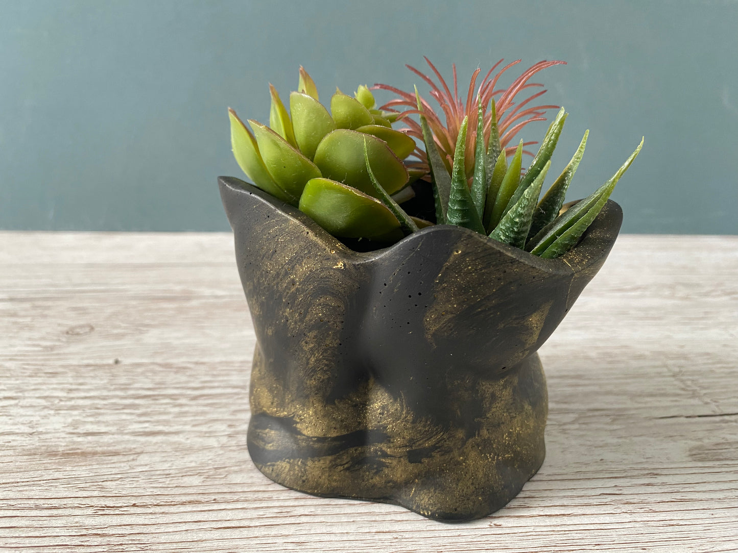 David’s body planter, male torso and butt planter pot