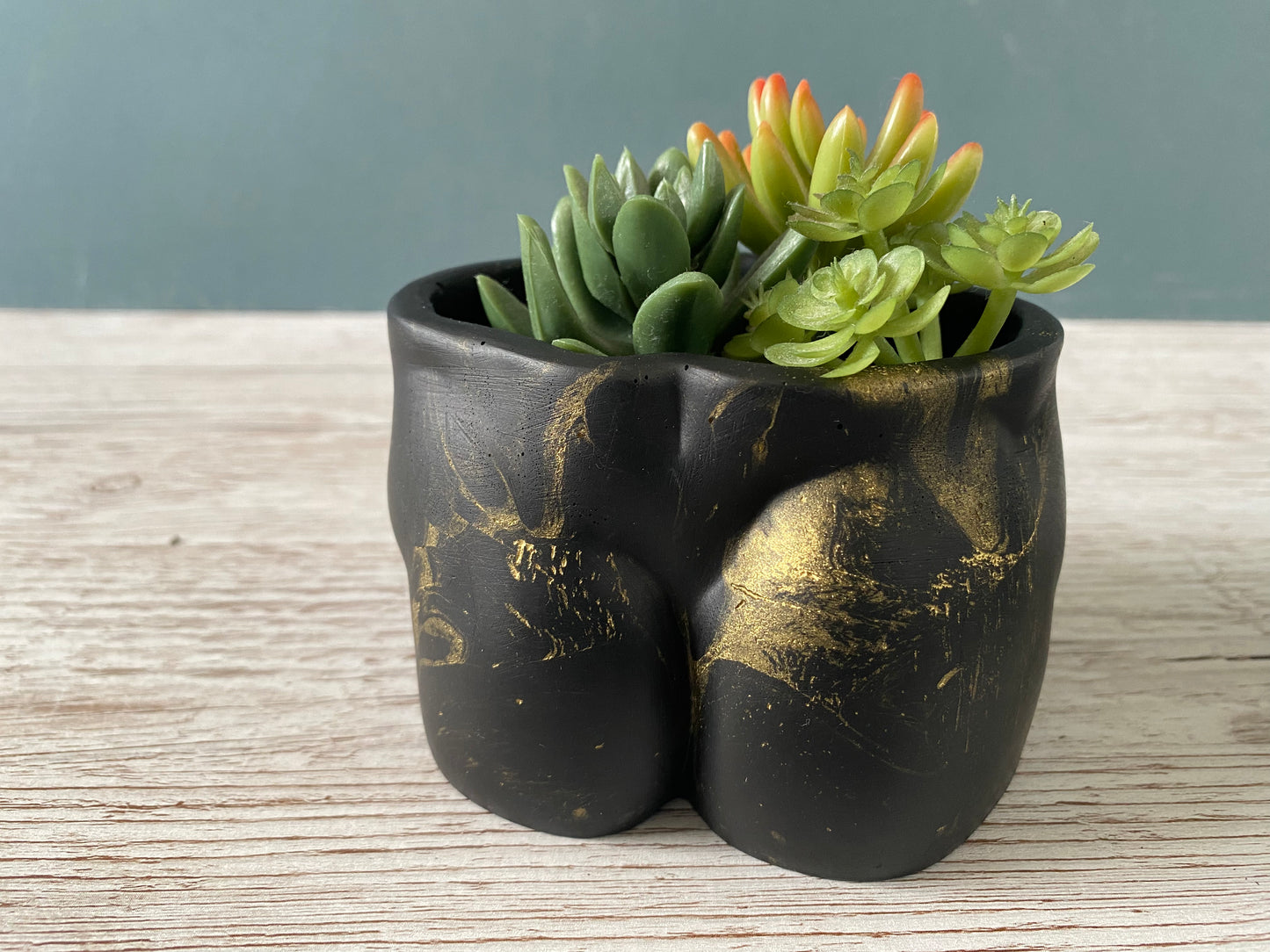 David’s body planter, male torso and butt planter pot