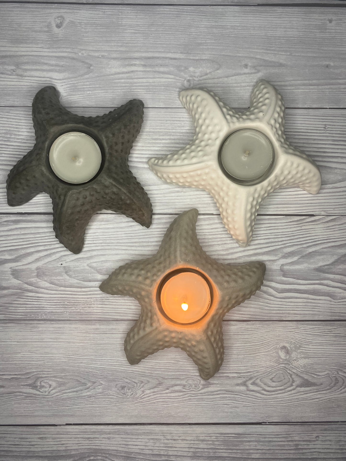 Starfish candle holder, tealight holder