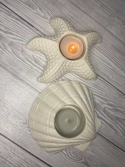 Starfish candle holder, tealight holder