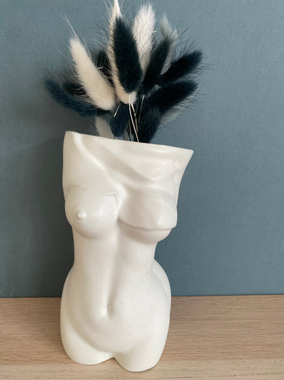 Woman body planter, boobs planter pot