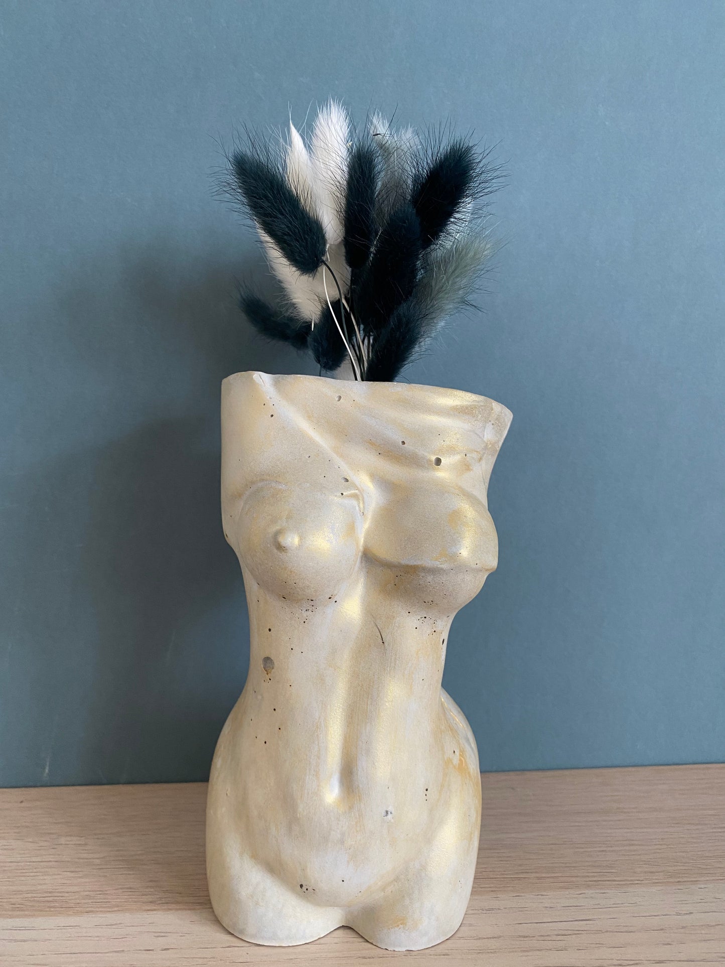 Woman body planter, boobs planter pot