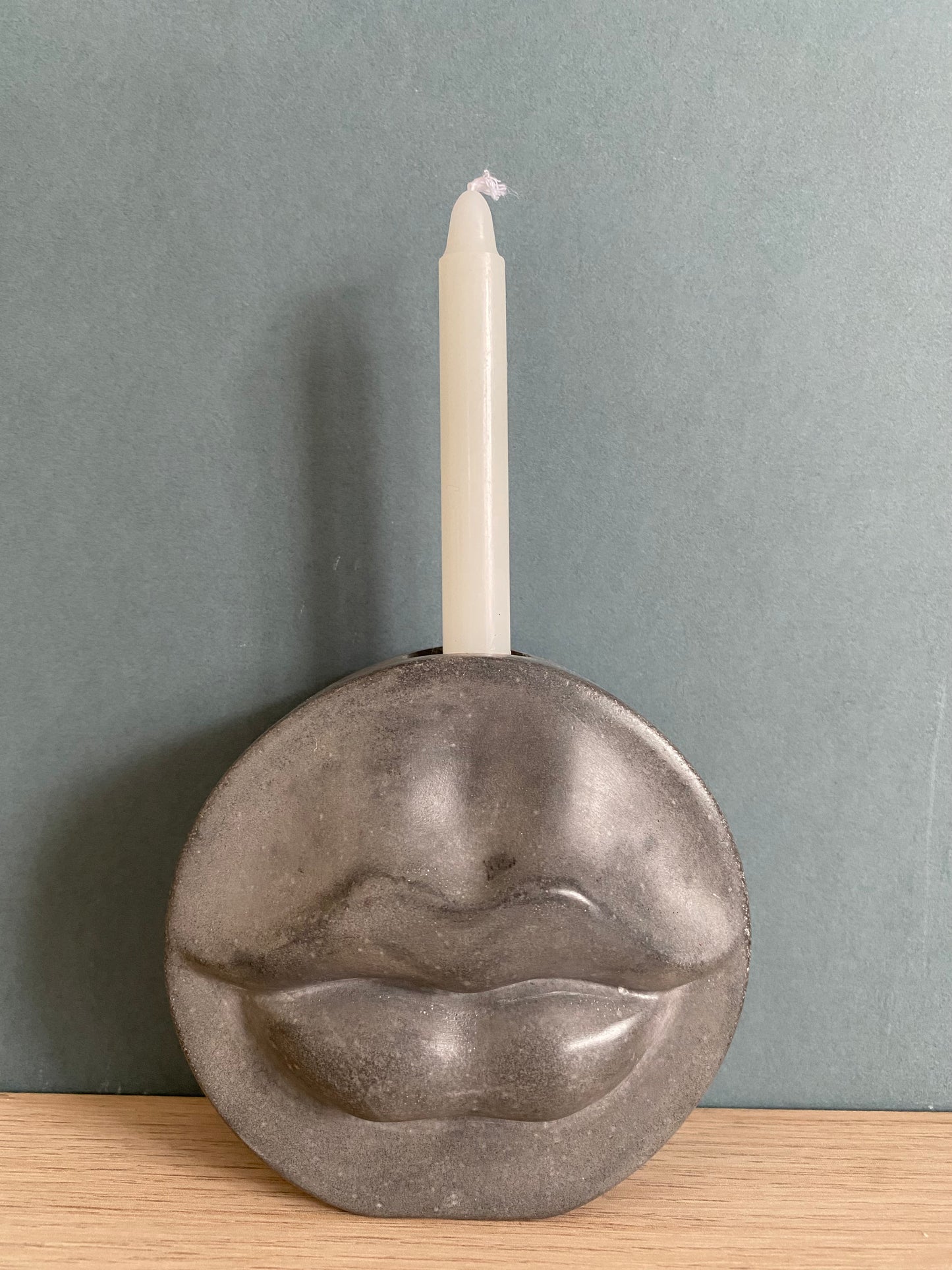 Lips candle holder, candle stick holder