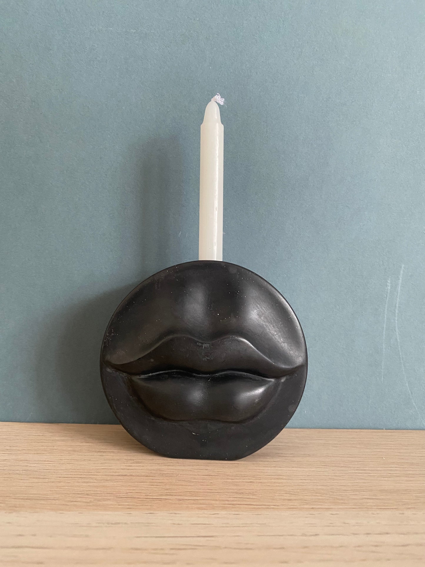 Lips candle holder, candle stick holder