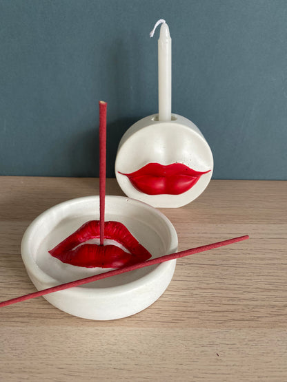 Lips incense holder