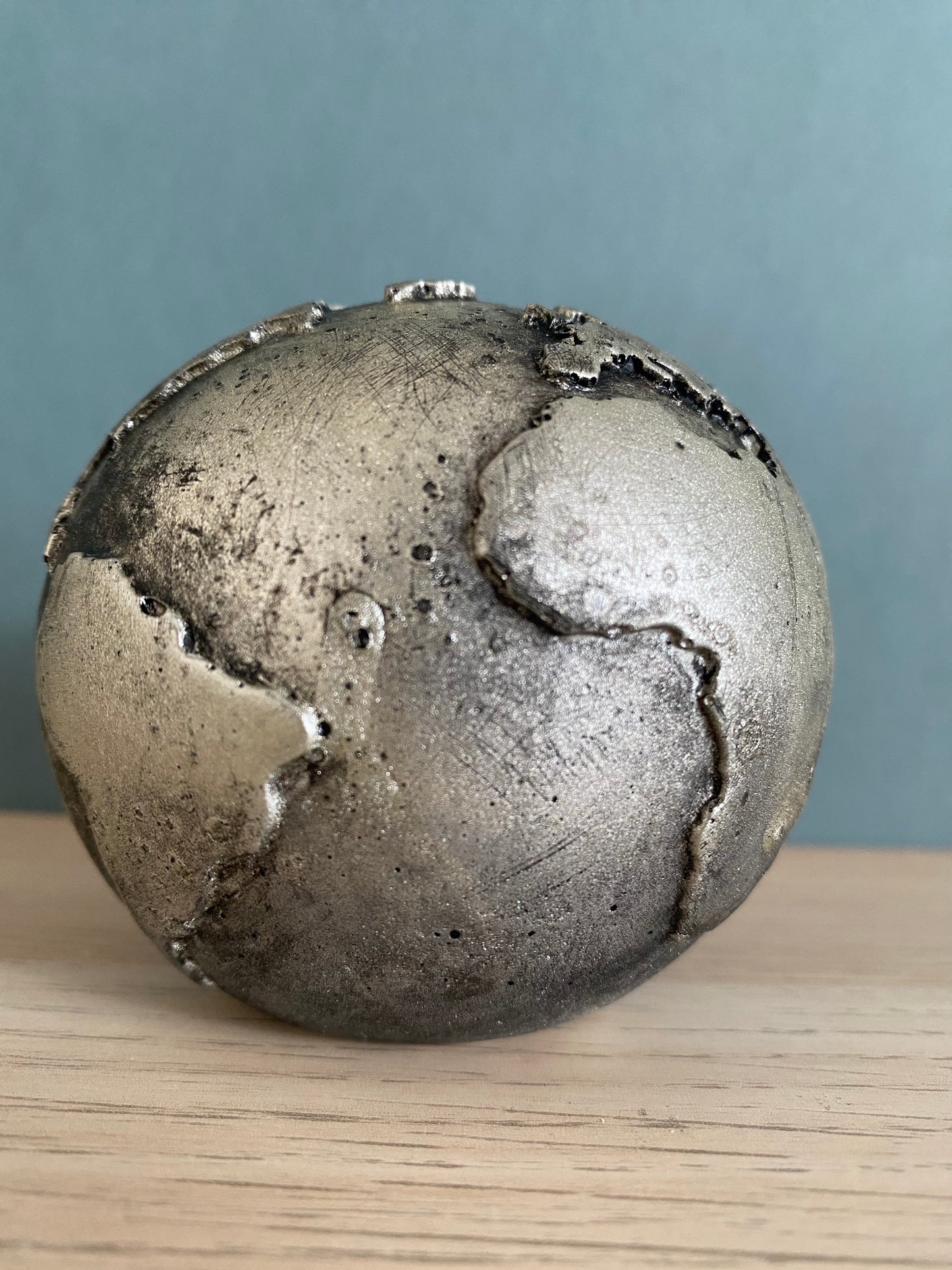 Globe decor, planet earth paperweight