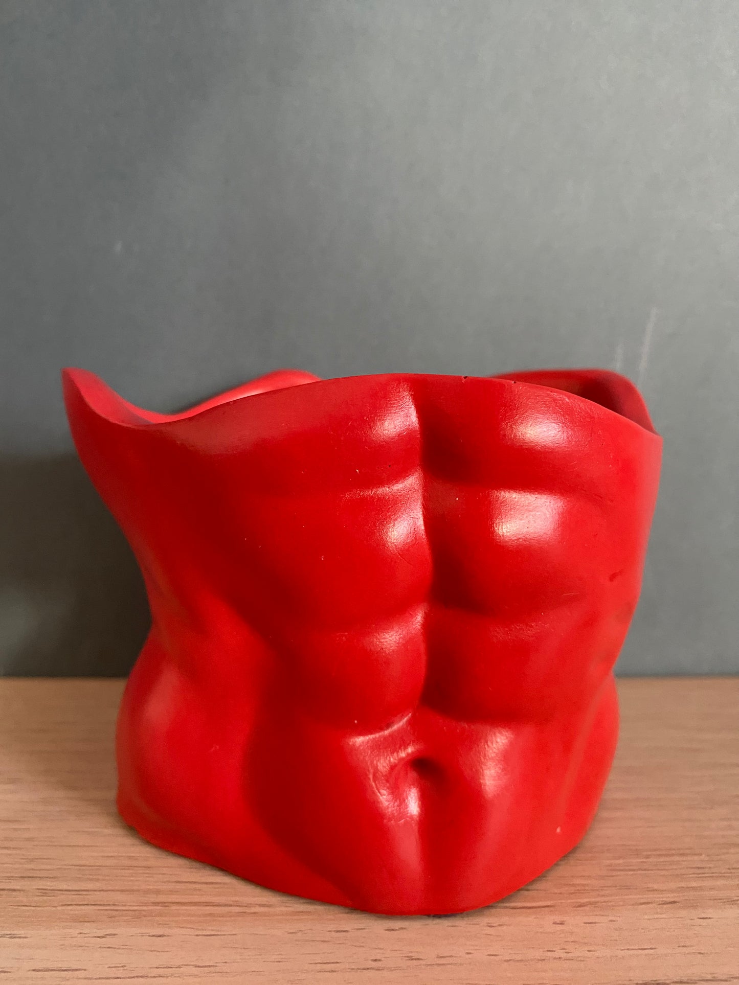 David’s body planter, male torso and butt planter pot