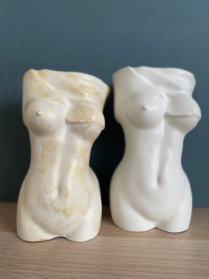 Woman body planter, boobs planter pot