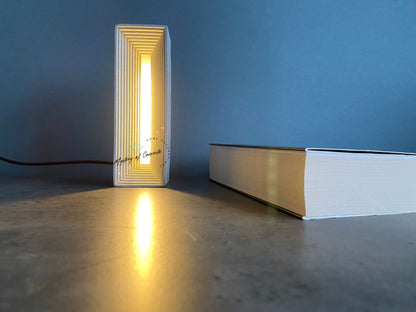 Rectangular concrete led lamp