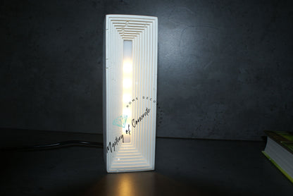 Rectangular concrete led lamp