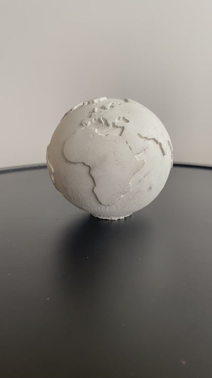 Globe decor, planet earth paperweight